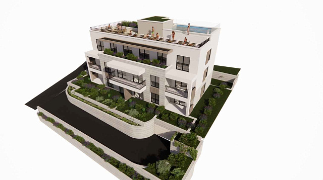 Apartments in Kotor in einem Gebäude mit Swimmingpool — photo 19